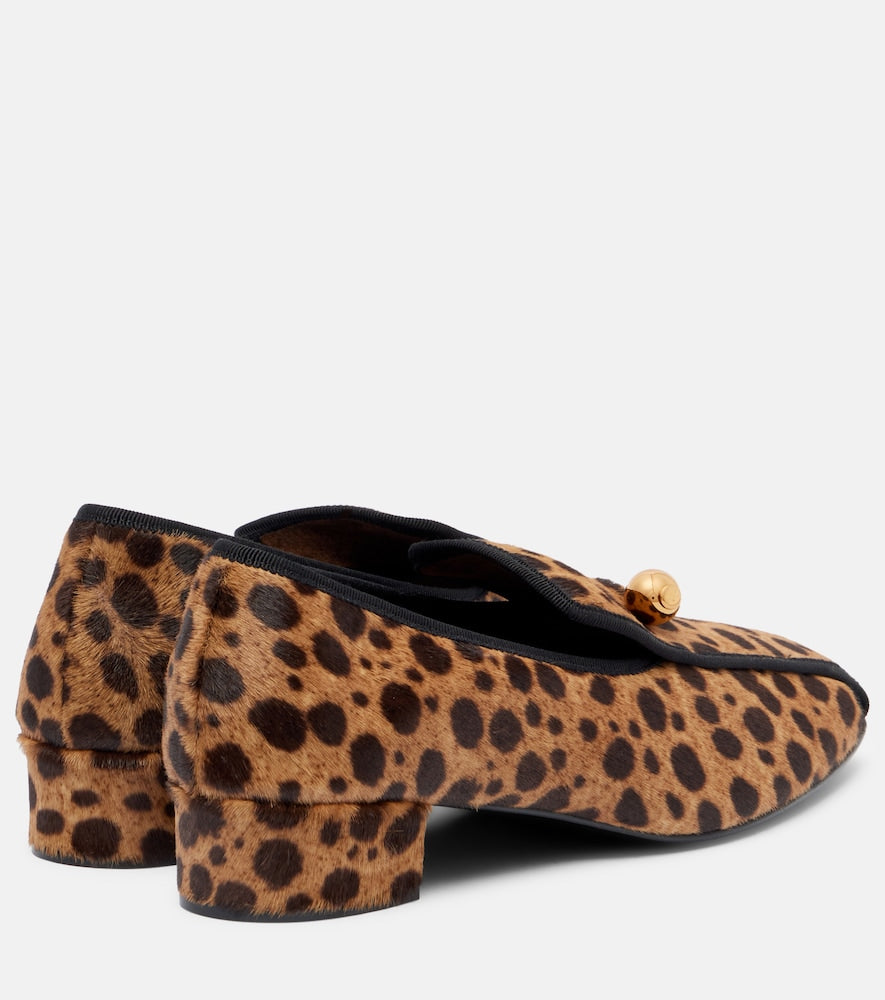 Herbert Levine Showtime calf hair loafer pumps