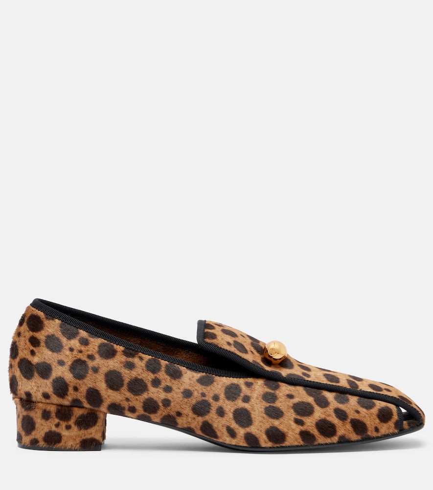 Herbert Levine Showtime calf hair loafer pumps