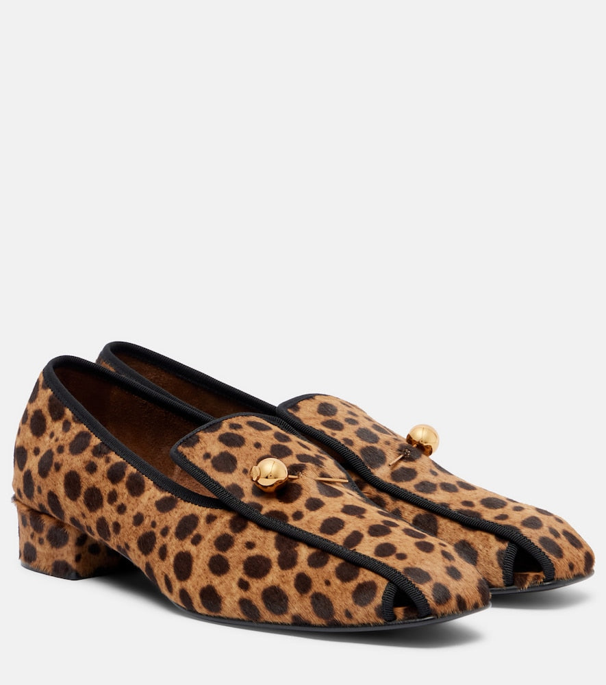 Herbert Levine Showtime calf hair loafer pumps