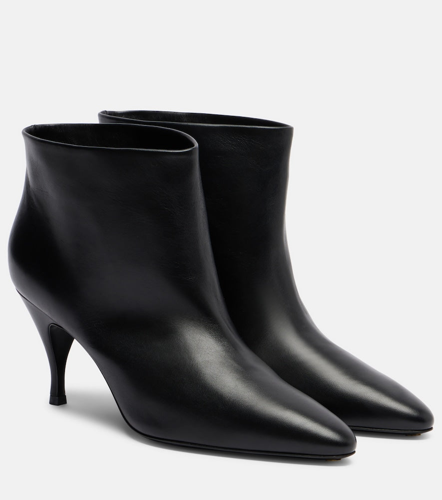 Herbert Levine Silhouette 80 leather ankle boots
