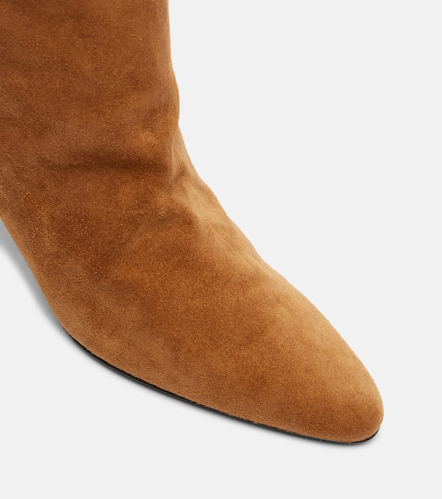 Herbert Levine Silhouette 80 suede knee-high boots