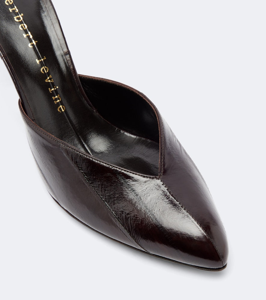Herbert Levine Sitting Pretty leather mules