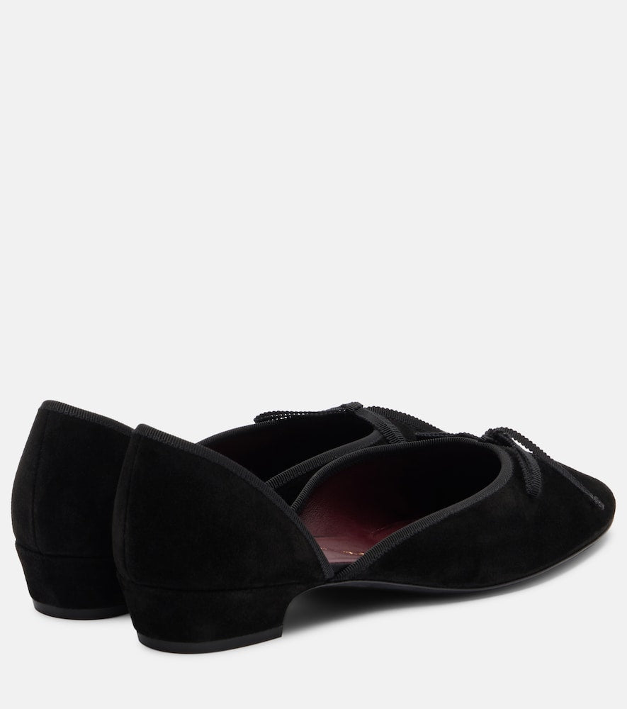 Black Herbert Levine 24/7 suede ballet flats - Ballerina Flats