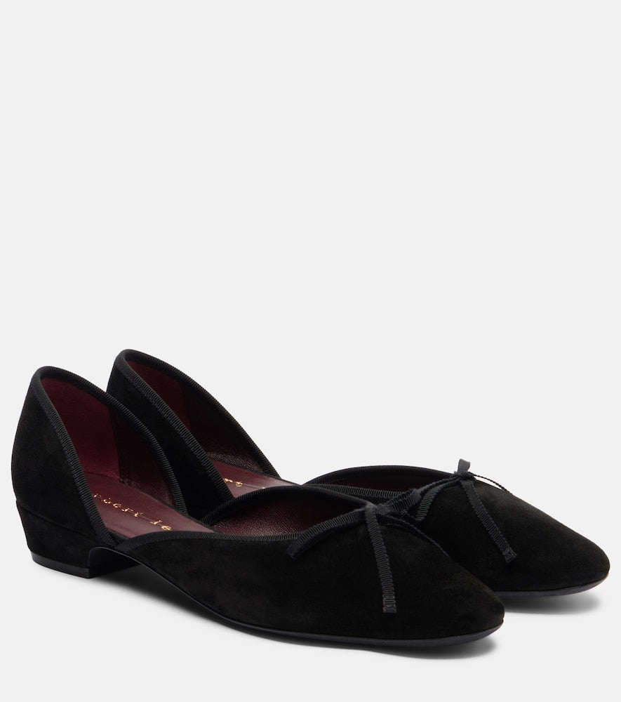 Black Herbert Levine 24/7 suede ballet flats - Ballerina Flats
