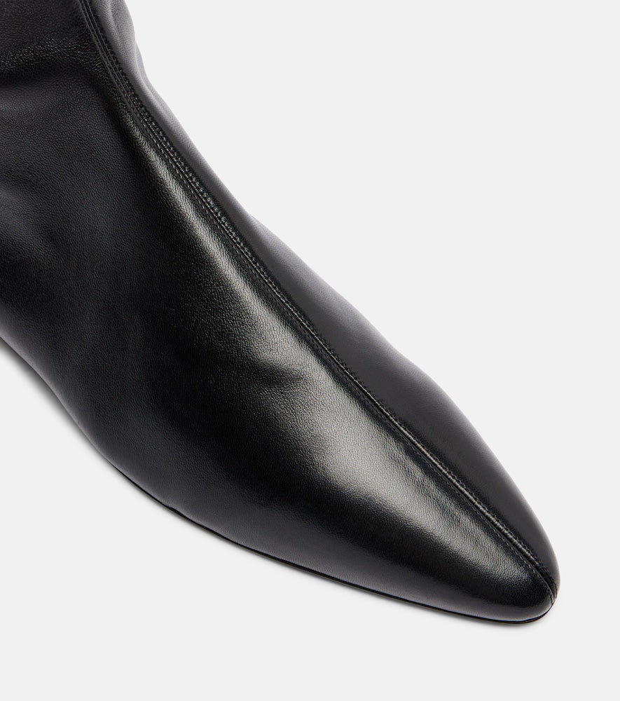 Black Herbert Levine All In All 30 leather ankle boots - Flat Boots
