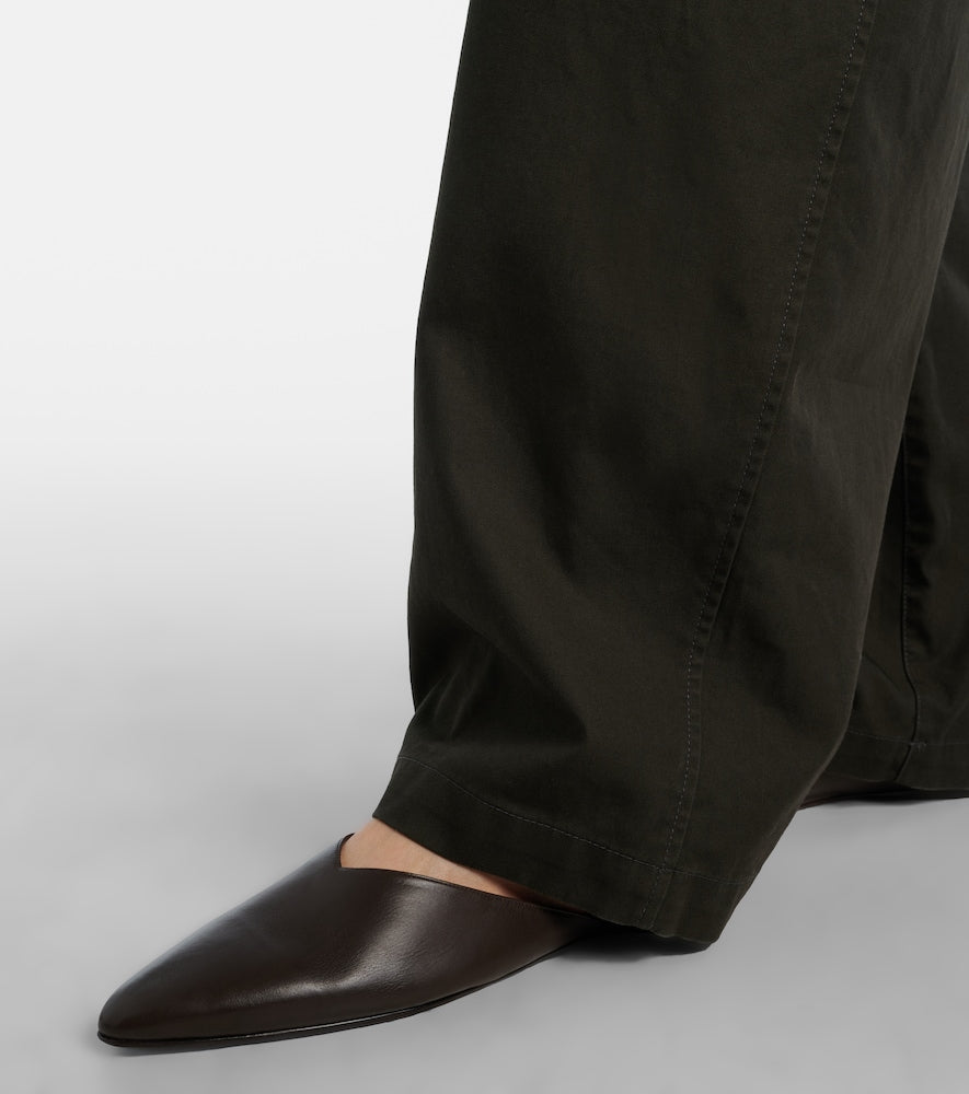 Brown Herbert Levine Homebody leather mules - Mules