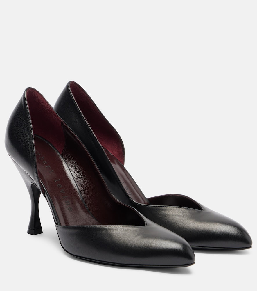 Herbert Levine Not Half Bad leather pumps (Black) - High-Heel Pumps