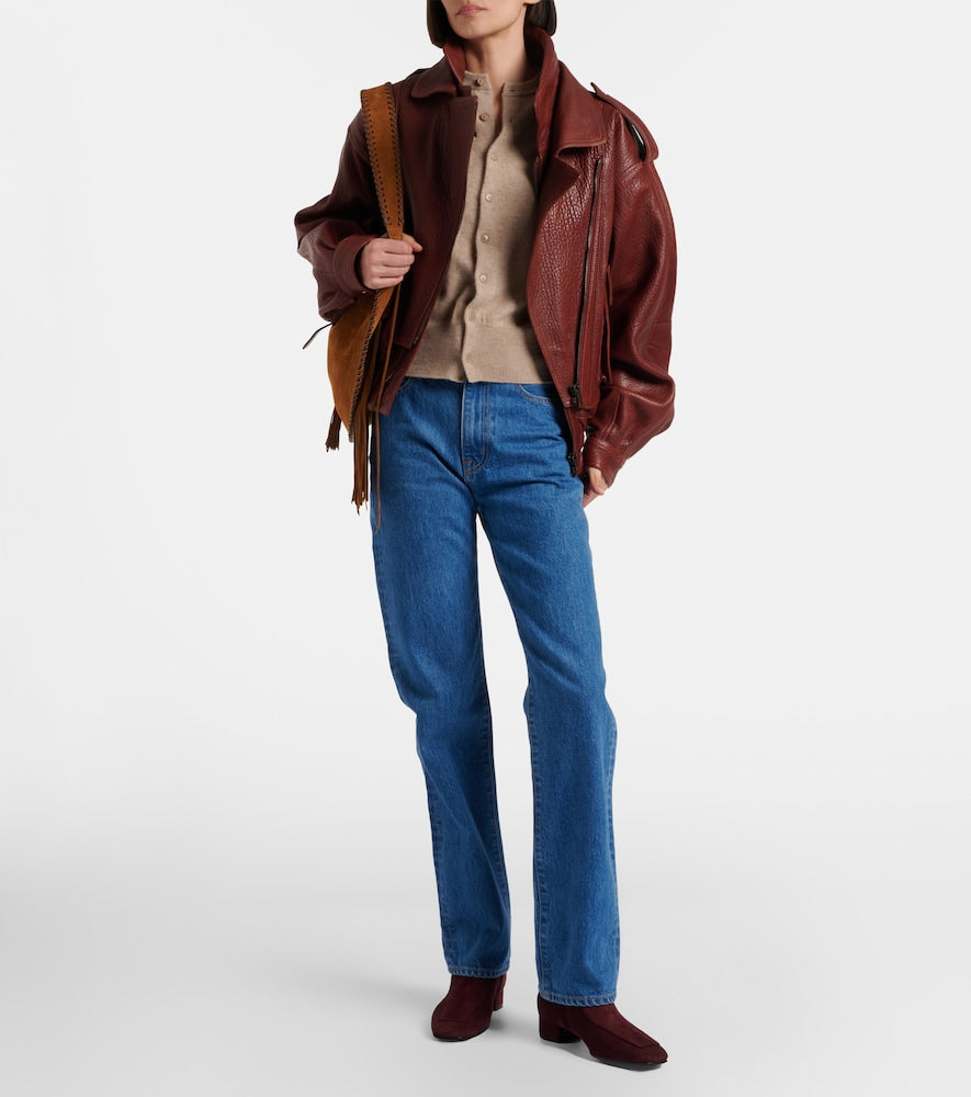 Herbert Levine Shadow Ban 30 suede ankle boots (Burgundy) - Flat Boots