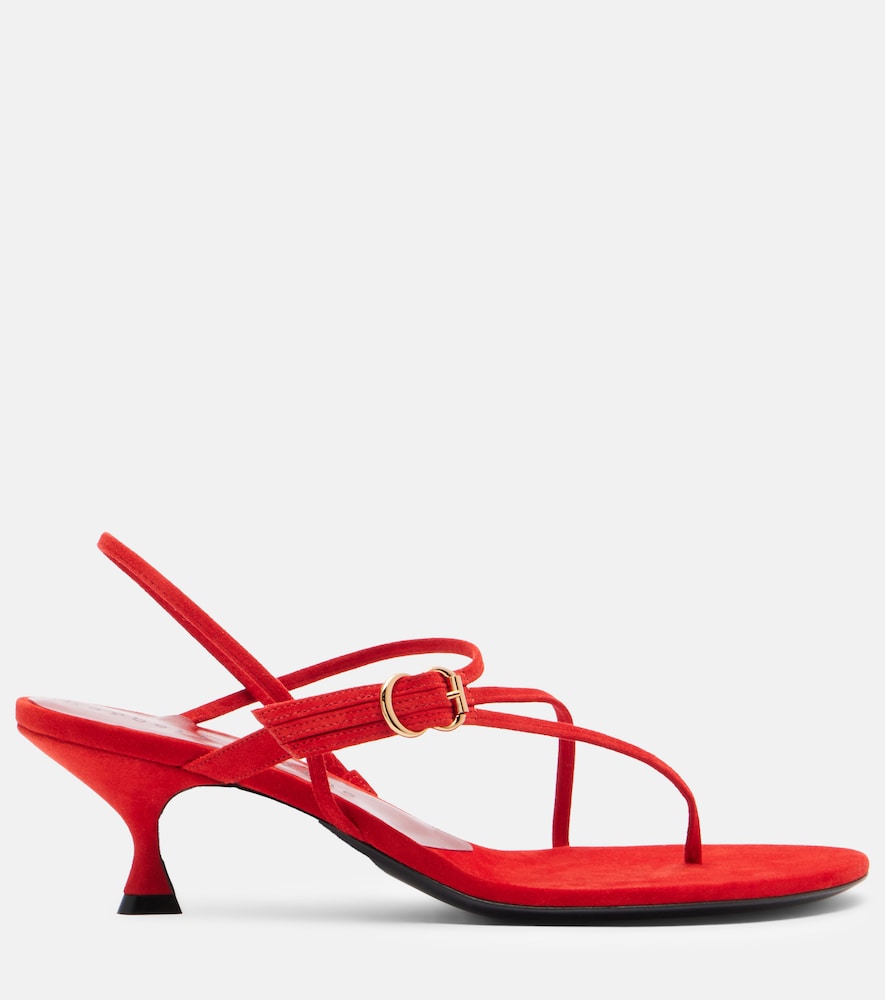 Red Herbert Levine Starry Eyed 50 suede sandals - Heeled Sandals