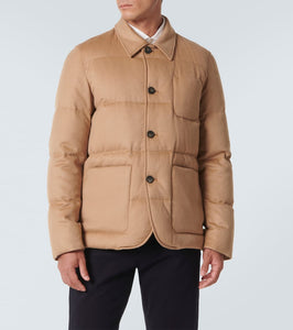 Herno Camel hair down jacket