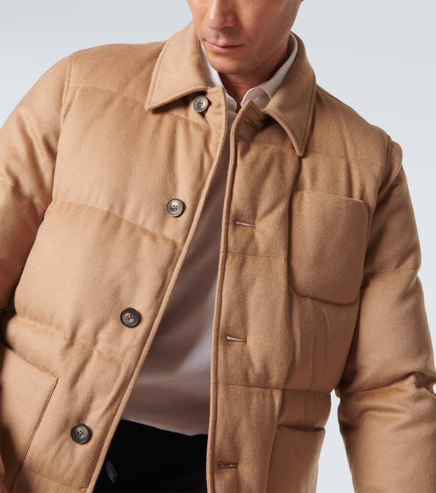 Herno Camel hair down jacket