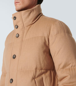 Herno Camel hair down jacket