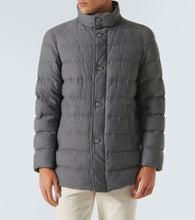 Herno Cashmere-blend puffer jacket