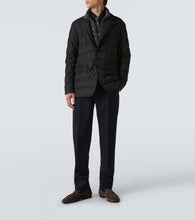 Herno Convertible wool and cashmere down blazer