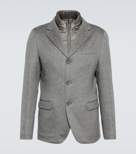 Herno Layered cashmere blazer