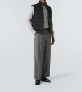 Herno Silk and cashmere puffer vest