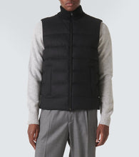 Herno Silk and cashmere puffer vest