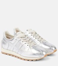 Hogan 86er metallic leather sneakers