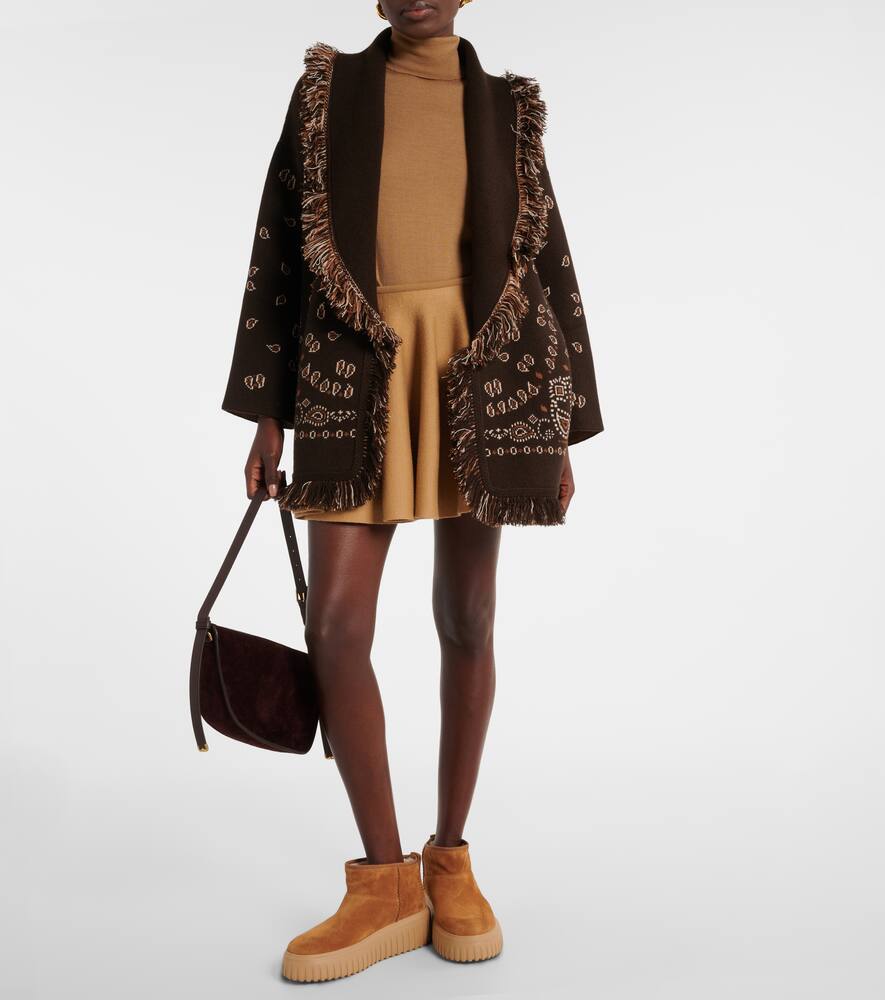 Hogan Balu suede platform ankle boots