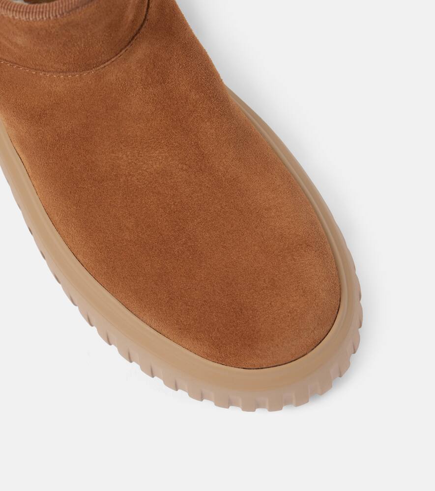 Hogan Balu suede platform ankle boots