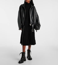 Hogan Benisa leather combat boots