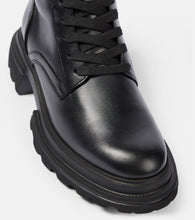 Hogan Benisa leather combat boots