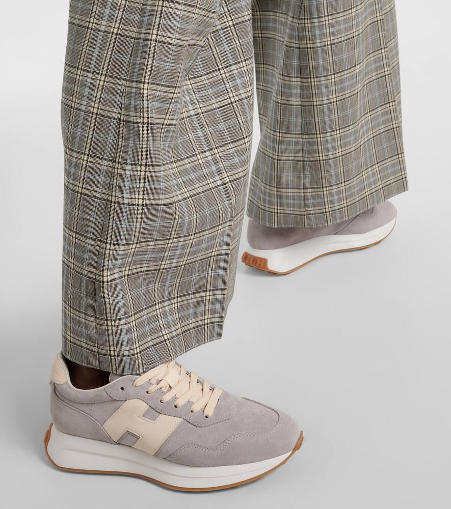 Hogan H Patch suede sneakers