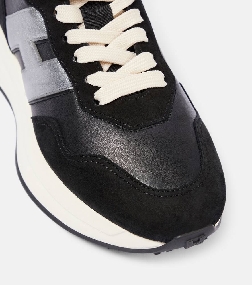 Hogan H Patch suede sneakers