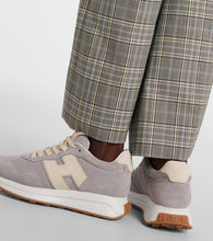 Hogan H Patch suede sneakers