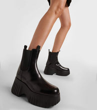 Hogan H-Stripes 651 leather-trimmed Chelsea boots