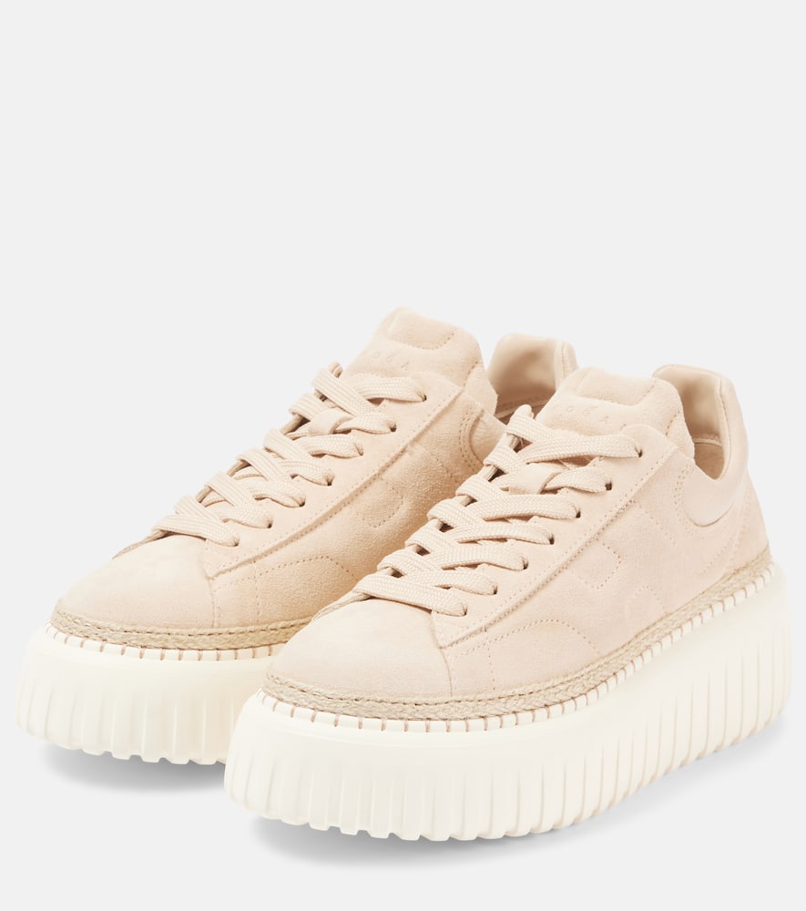 Hogan H-Stripes leather sneakers