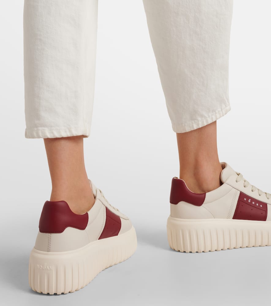 Hogan H-Stripes leather sneakers