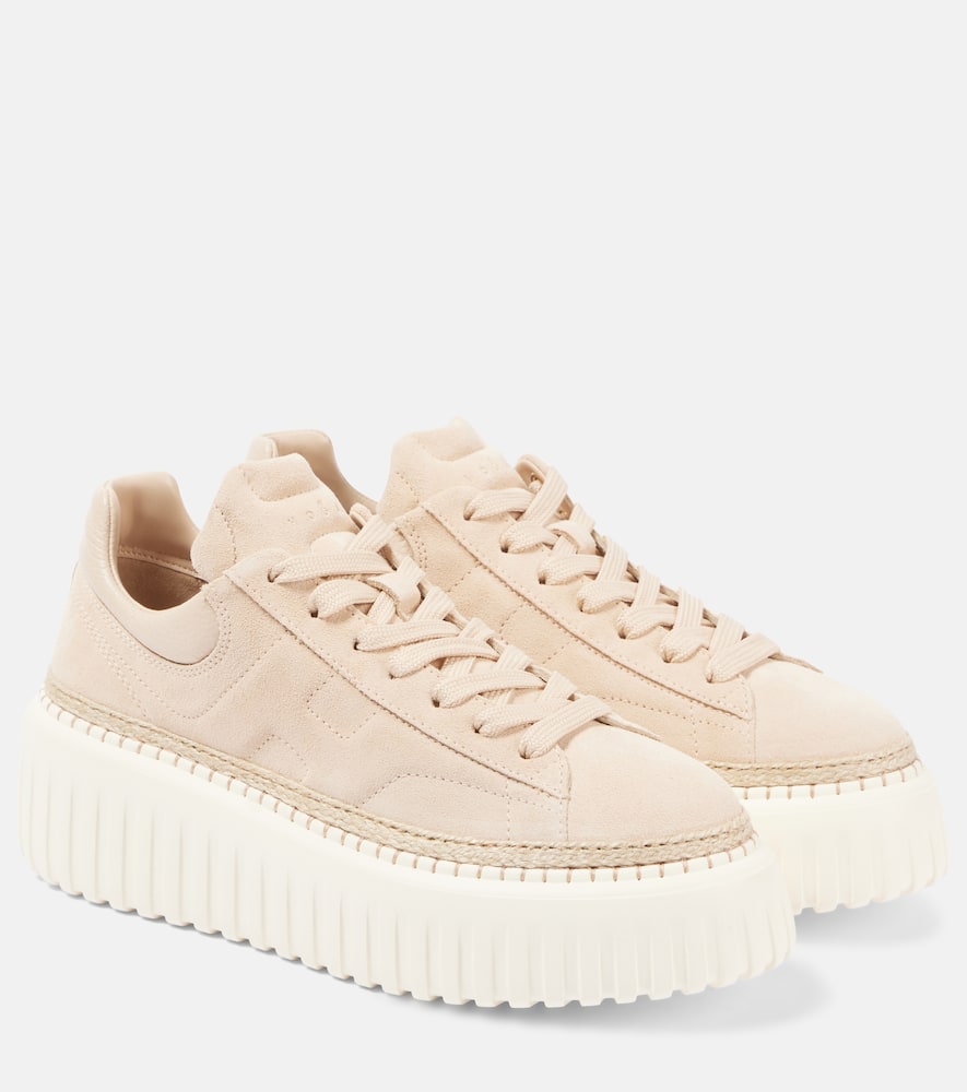 Hogan H-Stripes leather sneakers