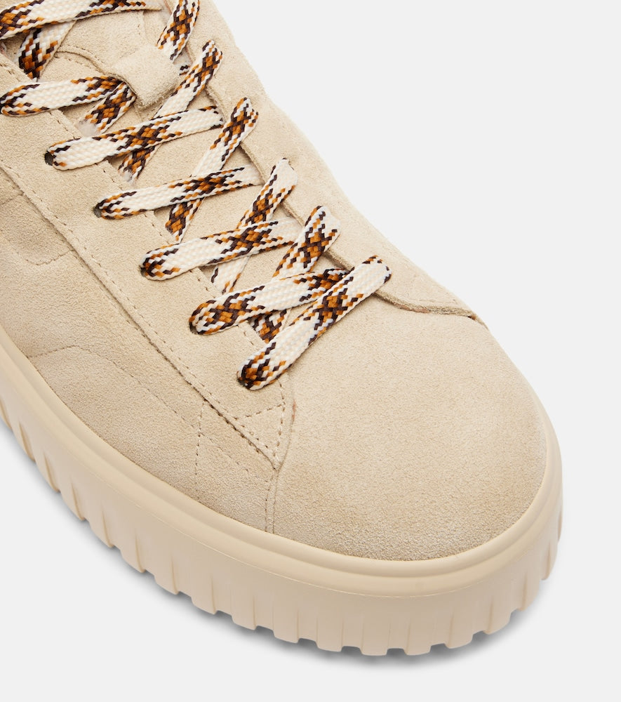Hogan H-Stripes suede platform sneakers