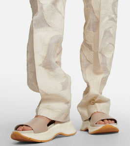 Hogan H598 leather platform sandals