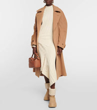 Hogan H619 faux shearling-trimmed suede ankle boots