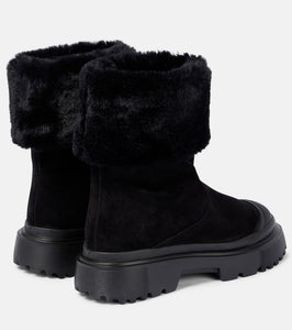 Hogan H619 suede ankle boots