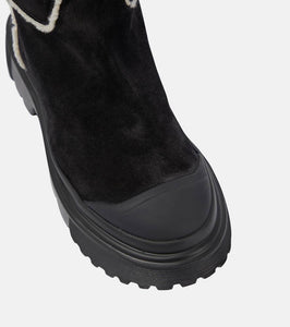 Hogan H619 suede knee-high boots