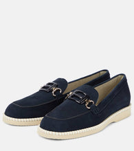 Hogan H642 embellished suede loafers