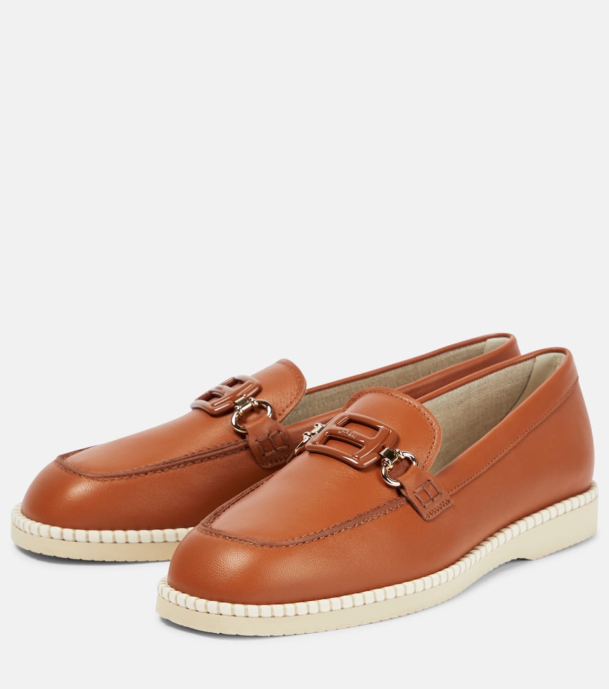 Hogan H642 leather loafers