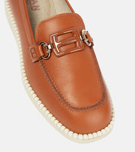 Hogan H642 leather loafers