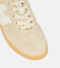 Hogan H647 leather-trimmed suede sneakers