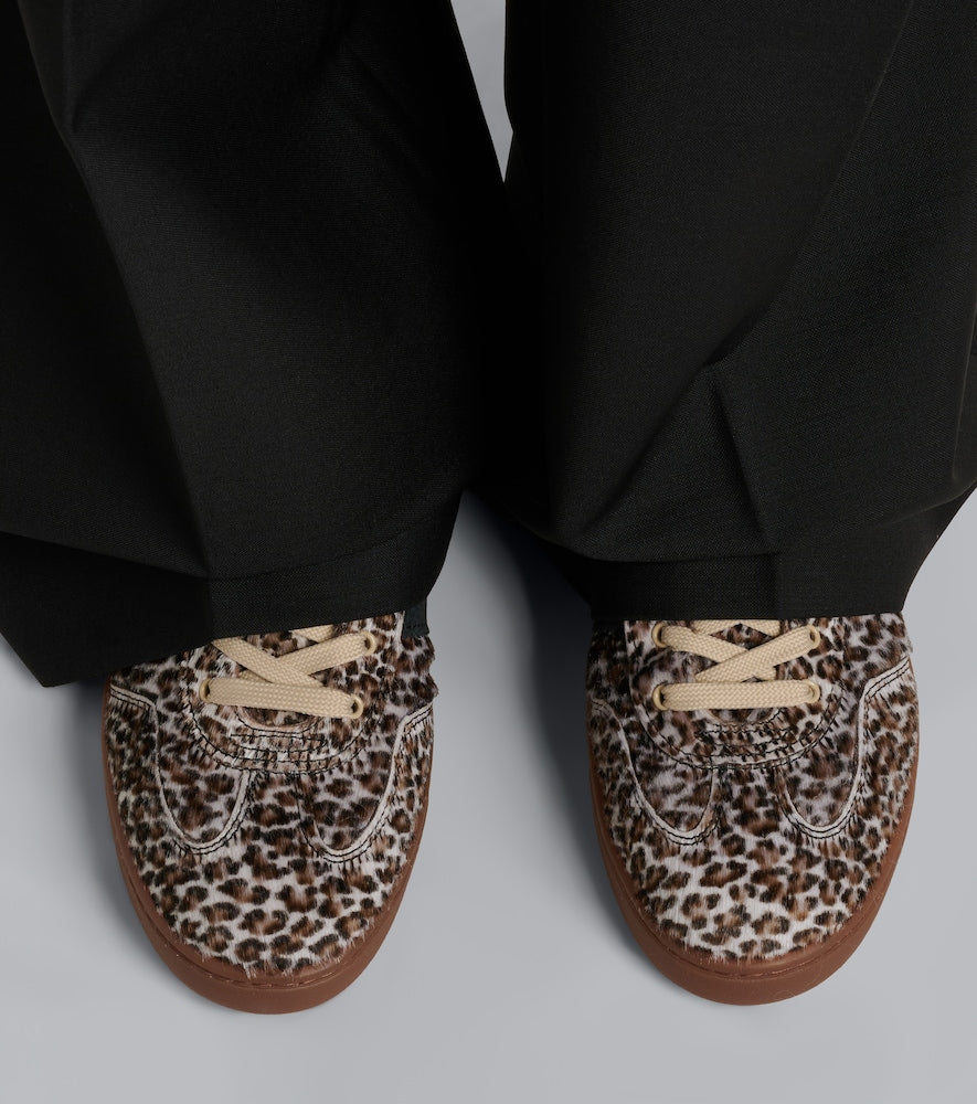 Hogan H647 printed calf hair sneakers