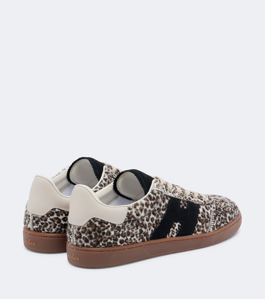 Hogan H647 printed calf hair sneakers