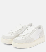 Hogan H667 suede-trimmed leather sneakers
