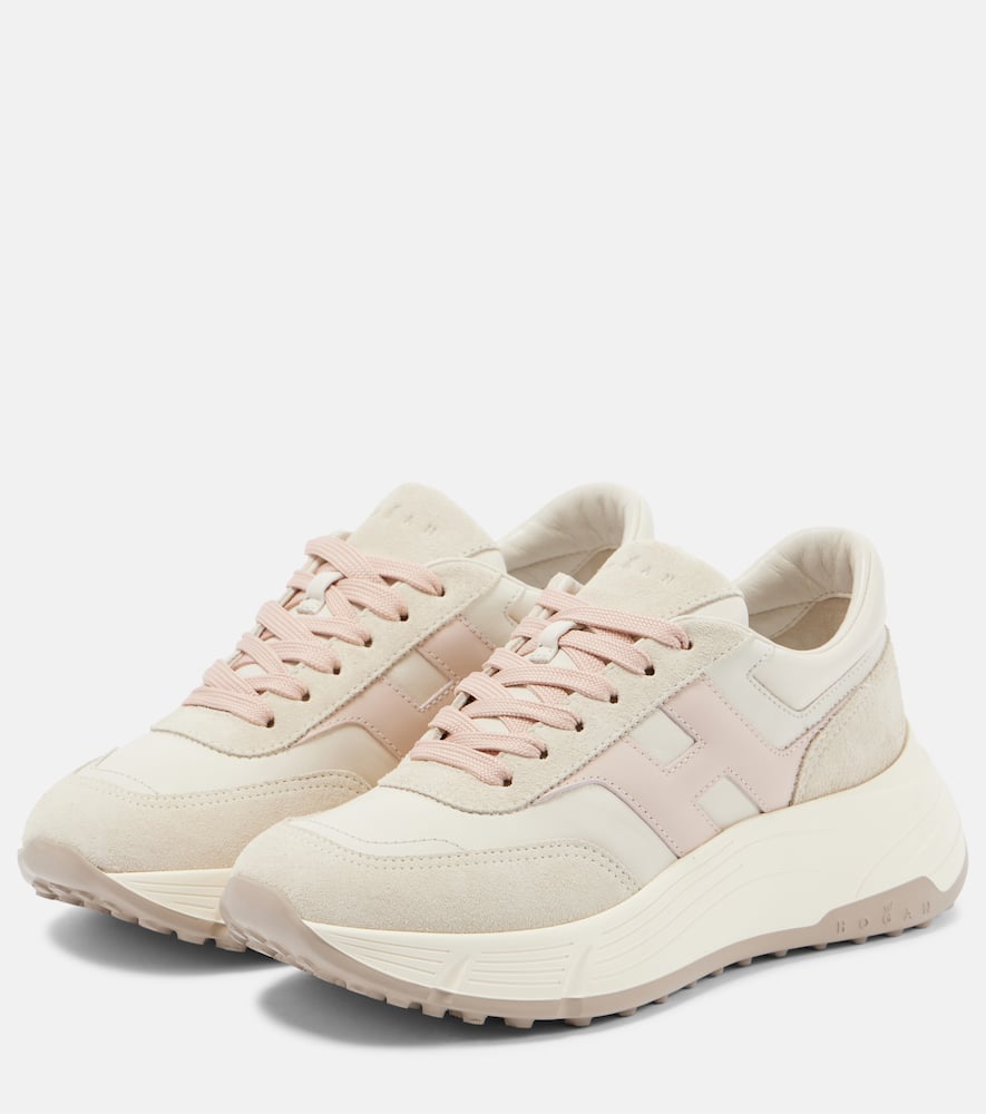 Hogan H669 suede and leather sneakers