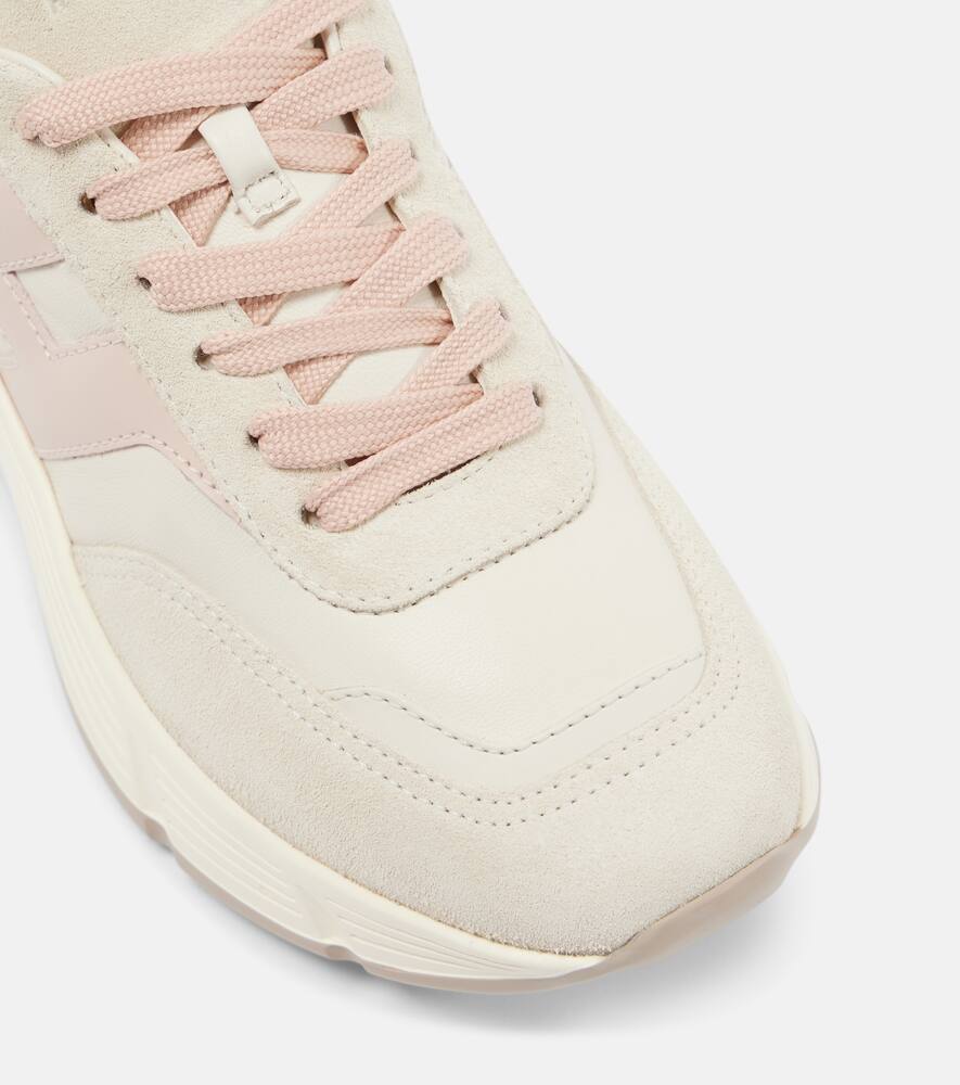 Hogan H669 suede and leather sneakers