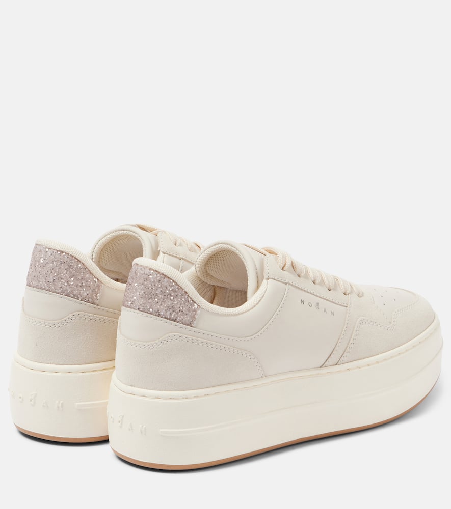 Hogan H670 suede platform sneakers