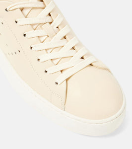 Hogan H672 suede-trimmed leather sneakers