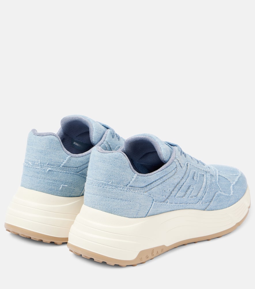 Hogan Hi-Fi denim sneakers